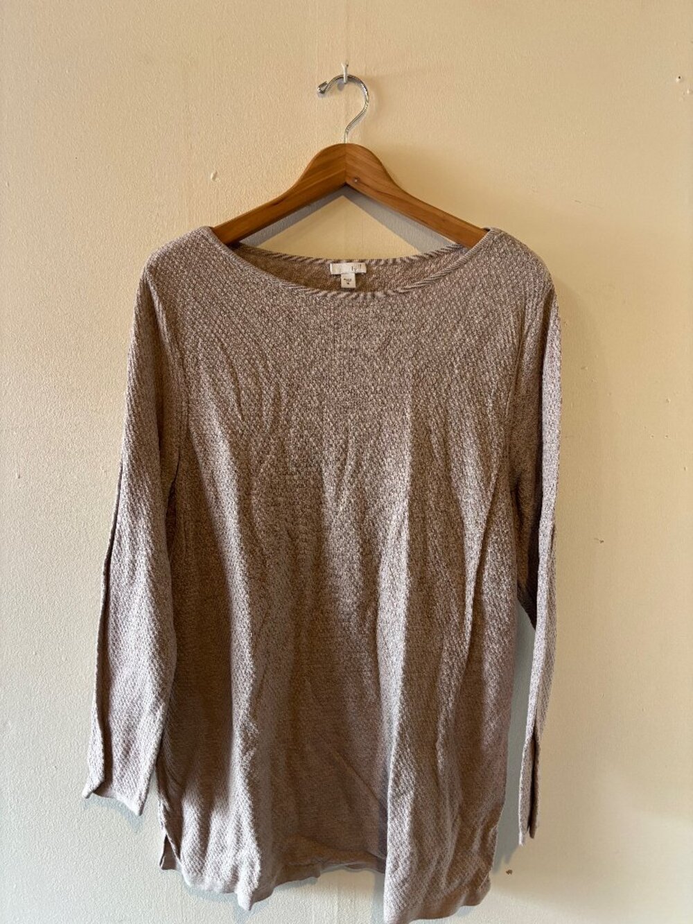 J. Jill textured knit tunic sweater